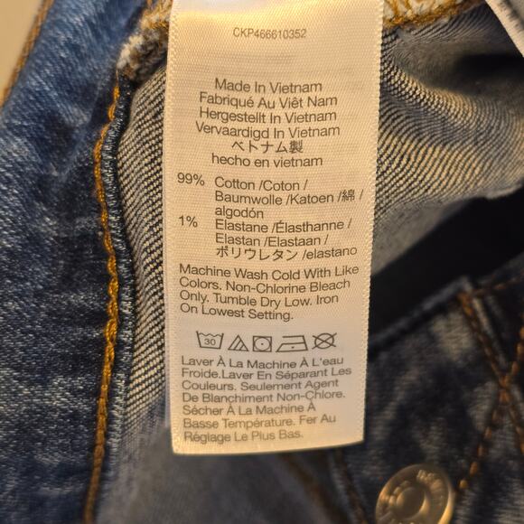 Madewell Jeans Womens Size 25 Blue The Mid-Rise Perfect Vintage Tapered Classic - Picture 5 of 13